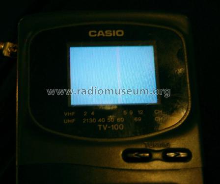 LCD Color Television TV-100C; CASIO Computer Co., (ID = 2134316) Fernseh-E