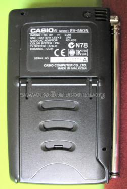 LCD ColorTelevision EV-550; CASIO Computer Co., (ID = 1045503) Télévision