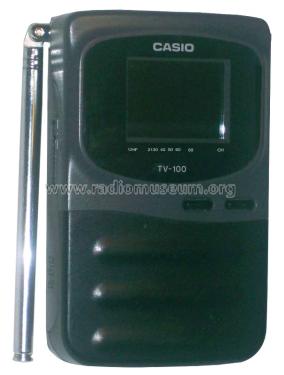 LCD ColorTelevision TV-100; CASIO Computer Co., (ID = 1310894) Fernseh-E