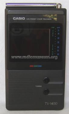 LCD Pocket Color Television TV-1400; CASIO Computer Co., (ID = 1659195) Televisore