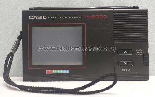LCD Pocket Color Television TV-2000; CASIO Computer Co., (ID = 2216907) Fernseh-E