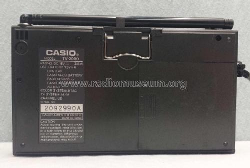 LCD Pocket Color Television TV-2000; CASIO Computer Co., (ID = 2216914) Television