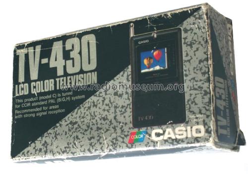 LCD Pocket Color Television TV-430; CASIO Computer Co., (ID = 2451338) Fernseh-E