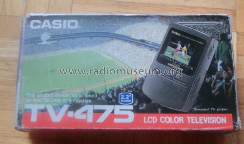 LCD Pocket Color Television TV-475W; CASIO Computer Co., (ID = 1819212) Television