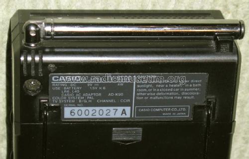 LCD Pocket Color Television TV-6500; CASIO Computer Co., (ID = 1400734) Télévision