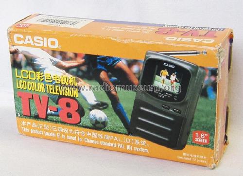 LCD Pocket Colour Television TV-8E / TV-100G/H; CASIO Computer Co., (ID = 1788809) Fernseh-E