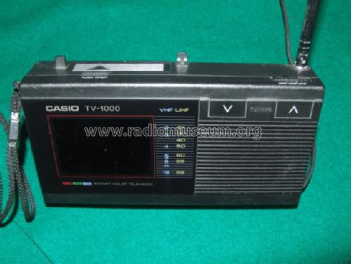 Pocket Color Television TV-1000; CASIO Computer Co., (ID = 1586124) Televisión