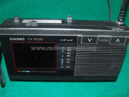 Pocket Color Television TV-1000; CASIO Computer Co., (ID = 1586130) Televisore