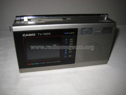 Pocket Color Television TV-1000; CASIO Computer Co., (ID = 1882449) Televisión