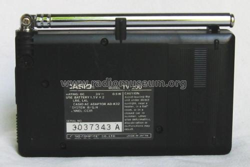 Pocket Television TV-200; CASIO Computer Co., (ID = 2409529) Fernseh-E