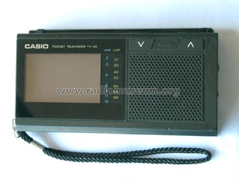 Pocket Television TV-20; CASIO Computer Co., (ID = 1435462) Televisión