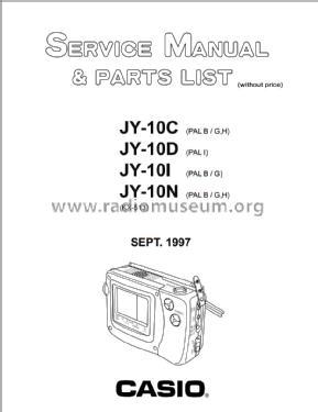 Portable LCD Television JY-10 Ch= KX-513; CASIO Computer Co., (ID = 1734246) Televisore