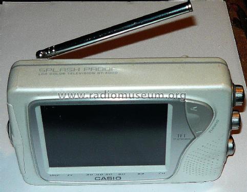 Splash Proof LCD 4' Color Television SY-4000B; CASIO Computer Co., (ID = 1983424) Fernseh-E