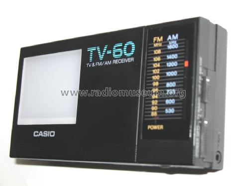 TV & FM/AM Receiver TV-60; CASIO Computer Co., (ID = 1392714) TV Radio
