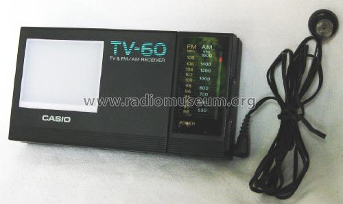 TV & FM/AM Receiver TV-60; CASIO Computer Co., (ID = 2012193) TV Radio