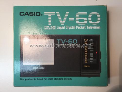 TV & FM/AM Receiver TV-60; CASIO Computer Co., (ID = 2219990) TV Radio
