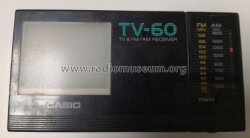 TV & FM/AM Receiver TV-60; CASIO Computer Co., (ID = 2640556) TV-Radio