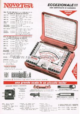 Multimeter Novotest TS160; Cassinelli, S.a.s., (ID = 2769929) Equipment