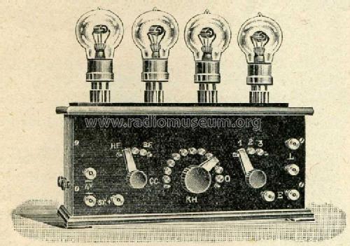 Poste à 4 lampes ; Caussé, André AC, CA (ID = 394772) Radio