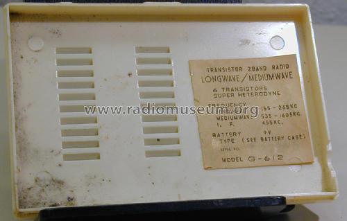 Browni 2 Band Transistor 6 G - 612; CBC Charles Brown (ID = 2626820) Radio