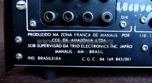 Amplificador KA2000A; CCE - Indústria e (ID = 1976685) Verst/Mix