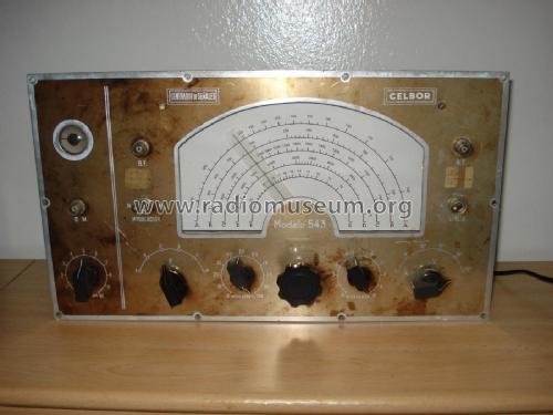 Generador de señales 543; Celbor, Laboratorios (ID = 2141154) Equipment