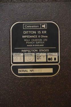 Ditton 15XR; Celestion; Kingston- (ID = 1611950) Speaker-P