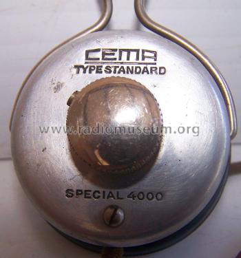 Casque Standard Special T.S.F.; CEMA C.E.M.A., Knoll (ID = 2670308) Speaker-P
