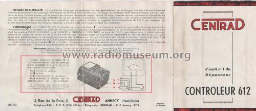 Multimètre 612; Centrad; Annecy (ID = 2690766) Equipment