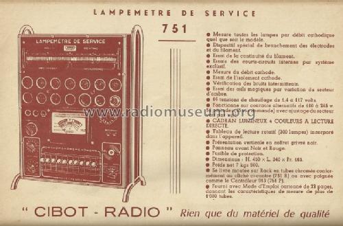 Lampemètre de service 751; Centrad; Annecy (ID = 1457778) Equipment