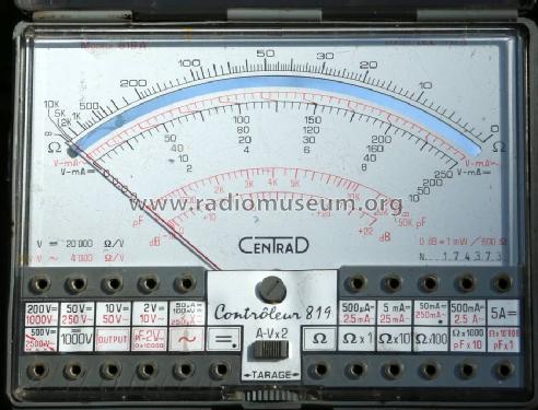 Multimètre 819; Centrad; Annecy (ID = 1685193) Equipment