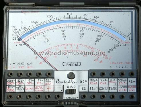 Multimètre 819; Centrad; Annecy (ID = 1685193) Ausrüstung