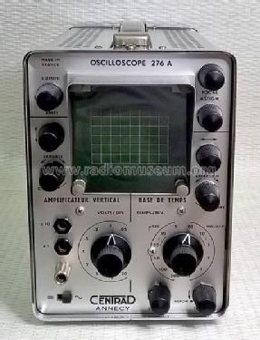 Oscilloscope 276 A; Centrad; Annecy (ID = 2008964) Ausrüstung