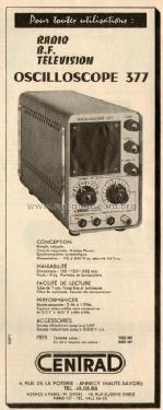 Oscilloscope 377, 377K; Centrad; Annecy (ID = 531603) Equipment