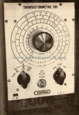 Transistormètre 391; Centrad; Annecy (ID = 530696) Equipment