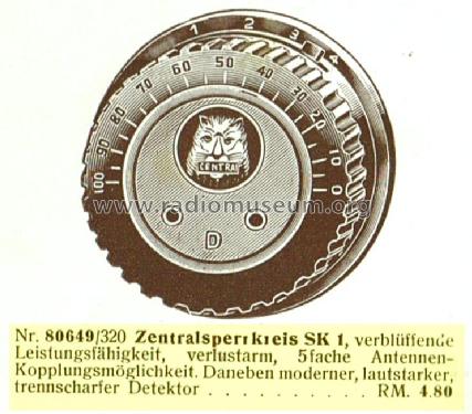 Detektorempfänger - Sperrkreis SK1; Central; wo? (ID = 2724789) Crystal