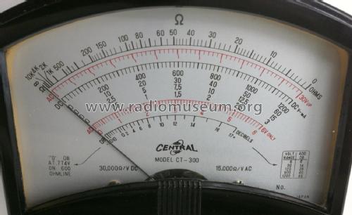 Analog Multimeter CT-300; Central Co. Ltd.; (ID = 2583552) Equipment