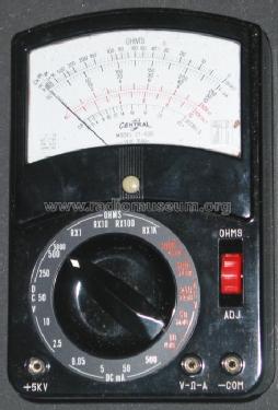 Analog Multimeter CT-500; Central Co. Ltd.; (ID = 458656) Equipment
