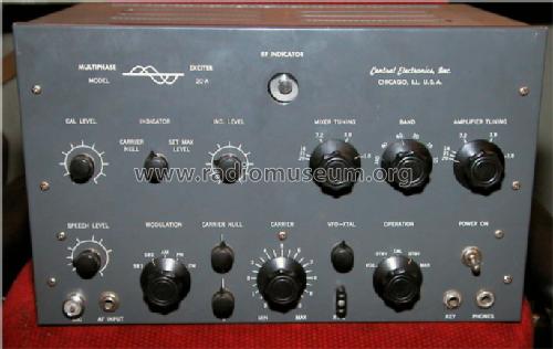 Multiphase Exciter 20-A; Central Electronics (ID = 347274) Amateur-T