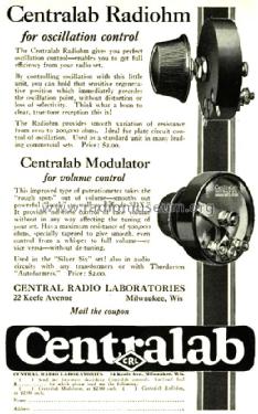 Radiohm, Modulator ; Central Radio (ID = 1370063) Radio part