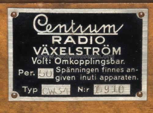 CW34; Centrum-Radio, (ID = 2750043) Radio