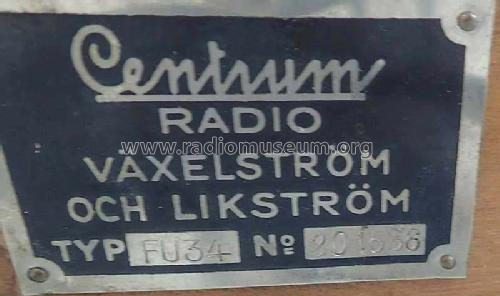 FU34; Centrum-Radio, (ID = 2583100) Radio