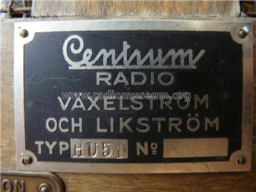 HU51; Centrum-Radio, (ID = 1254316) Radio