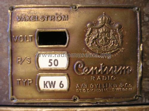 KW6; Centrum-Radio, (ID = 1001939) Radio