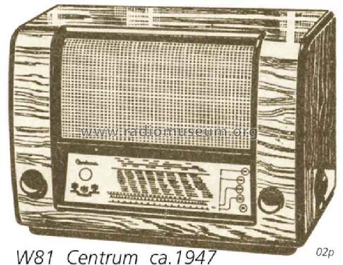 W81; Centrum-Radio, (ID = 1469) Radio