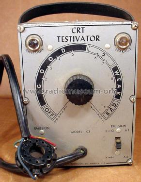 CRT Testivator 103; Century Electronics (ID = 1181826) Equipment