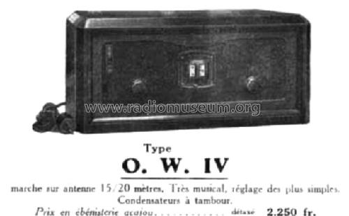 OW IV ; CEPMA C.E.P.M.A., M. (ID = 1054178) Radio