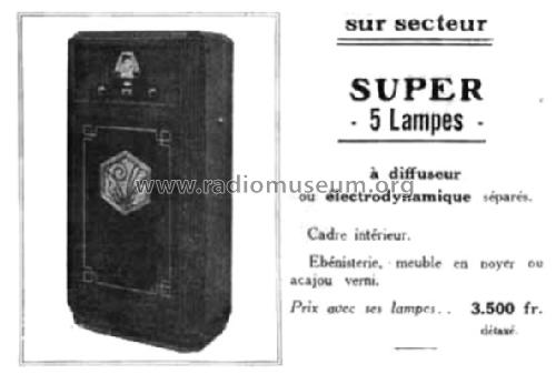 Super 5 Lampes ; CEPMA C.E.P.M.A., M. (ID = 1053990) Radio