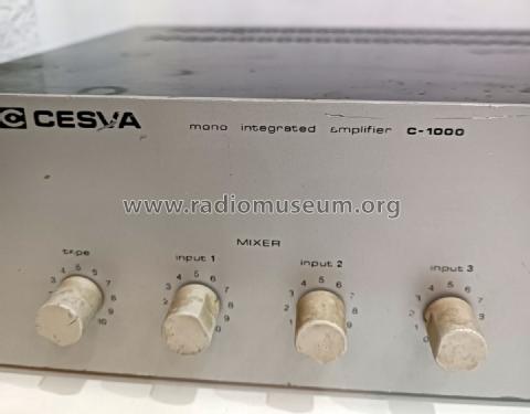 Mono Integrated Amplifier C-1000; Cesva, Dicesva, (ID = 3142426) Ampl/Mixer