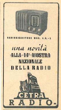 AR-5; Cetra; Torino (ID = 2462665) Radio